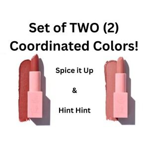 Beauty Creations Spice It Up & Hint Hint Tease Me Lipsticks, SET OF TWO (2)